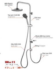 Sen cây tắm đứng KSN KSSC-04
