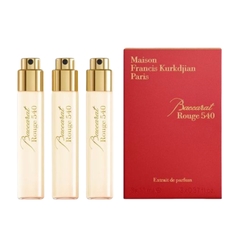 Set Nước Hoa Unisex Maison Francis Kurkdjian Baccarat Rouge 540 Extrait De Parfum (3 x 11ml)