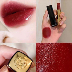 Son Chanel Rouge Allure Camelia Limited-Edition 2020 Màu 637 Camelia Pourpre Màu Đỏ Rượu