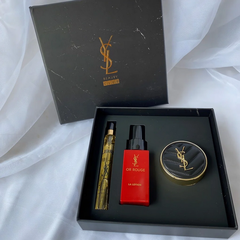 Set Lotion + Phấn Nước + Nước hoa Yves Saint Laurent YSL (Or Rogeu La Lotion 30ml + Cushion B20 5g + YSL Libre EDP 10ml)