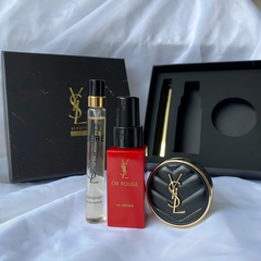 Set Lotion + Phấn Nước + Nước hoa Yves Saint Laurent YSL (Or Rogeu La Lotion 30ml + Cushion B20 5g + YSL Libre EDP 10ml)