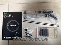 Bộ bánh xe SUPERTEAM 50 Full Carbon (mới 100%)