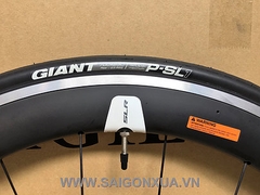 Bộ bánh xe GIANT P-SLR 1 AERO Carbon má nhôm (hàng theo xe, mới 100%)