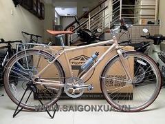 1 CHIẾC, THANH LÝ GIÁ RẺ : Xe đạp thể thao Touring LIFE R9 TRACK - Hàng nhập khẩu nguyên chiếc, mới 100%. Màu vàng kem