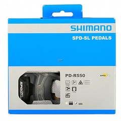 Pedal (bàn đạp) xe đạp cuộc Shimano R550 SPD-SL chính hãng