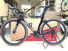 GIÁ THANH LÝ : Xe đạp đua TWITTER THUNDER - Khung, vành full Carbon, groupsets Retrospec 12 LÍP. Màu Đen