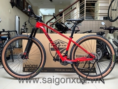 Xe đạp thể thao MTB TWITTER WARRIOR 2022 (Shimano DEORE) - Hàng nhập khẩu chính hãng. Màu đỏ