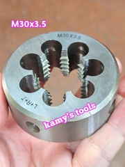 Bàn ren M30x3.5 30x3.5 L+R+T (LRT) dụng cụ tạo ren ngoài bulong