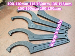 Cờ lê móc mở chén cổ 100-110mm 115-130mm 135-145mm 150-160mm 165-170mm 180-200mm Wetools WTHS100110 WTHS115130 WTHS135145 WTHS150160 WTHS180200