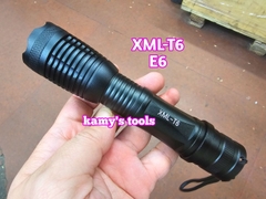 Đèn pin siêu sáng 5 chế độ XML-T6 E6 UltraFire dài 135-156mm