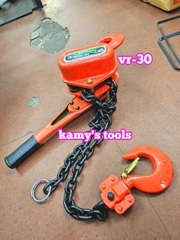 Pa lăng xích lắc tay Nitto 3 tấn 1.5m (1.5 mét) VR-30 cao cấp