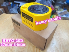 Kích thủy lực lùn 20 tấn HHYG-20D TLP hành trình 66mm chiều cao 57mm-84mm