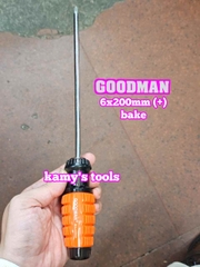 Tua vít cán gai Goodman 6mm dài 100mm 150mm 200mm bake dẹp 6x100mm 6x150mm 6x200mm 91604STM 91606STM 91608STM 91604PH 91606PH 91608PH