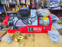 PA1000 Máy tời cáp điện loại treo mini Kawasaki 1000kg cáp đôi dài 15 mét 500kg cáp đơn dài 30 mét