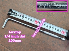 Cần cong L 1/4 inch Luxtop dài 8 inch 200mm LT-1/4LH8
