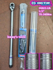 Cần siết lực Kingtony 34423-2A 70-340Nm Đầu Vuông 1/2 Inch