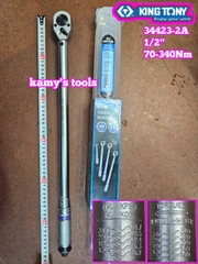 Cần siết lực Kingtony 34423-2A 70-340Nm Đầu Vuông 1/2 Inch