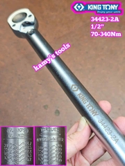 Cần siết lực Kingtony 34423-2A 70-340Nm Đầu Vuông 1/2 Inch