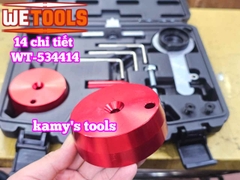 Bộ dụng cụ cân cam dưỡng đặt cam xe Ford Ranger Everest Bi Turbo 2.0 TDCi EcoBlue Transit Wetools 14 chi tiết WT-534414