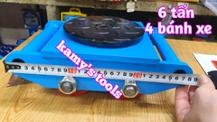 Con rùa di chuyển 6 tấn model cra-4, xe rùa đẩy hàng tải trọng cao giúp di chuyển hàng hoá nặng trong nhà xưởng nhà máy