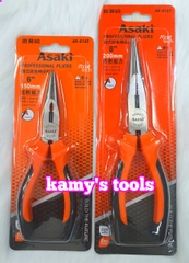 Kìm nhọn kiểu đức Asaki 6 inch 8 inch AK-8105 AK-8107, kềm nhọn