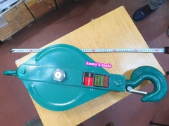 Ròng rọc đơn 5 tấn, puly sắt đơn 5 tấn 10 inch 250mm, puly 1 rãnh 5 tấn