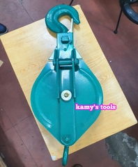 Ròng rọc đơn 5 tấn, puly sắt đơn 5 tấn 10 inch 250mm, puly 1 rãnh 5 tấn