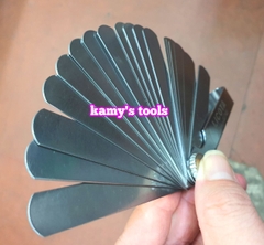 Thước Căn Lá, Thước Lá Căn Chỉnh Cò Xu Pắp Licota 25 lá Ata-0074d, Thước lá đo khe hở