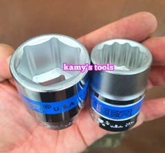 Đầu Tuýp Barker 3/4 inch 17mm-50mm (Đầu Típ 3/4, Đầu Khẩu 3/4)