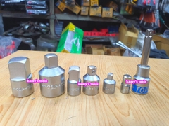 Đầu Chuyển Đầu Biến Cần Tuýp Top 1/4 Ra 3/8, 3/8 Ra 1/4, 3/8 Ra 1/2, 1/2 Ra 3/8, 3/4 Ra 1/2, 1/2 Ra 3/4 bán lẻ từng cái