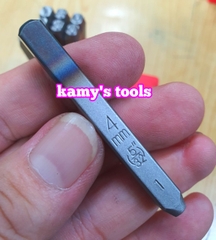 Bộ Đóng Số Xuôi Top YC-602 2mm 3mm 4mm 5mm 6mm