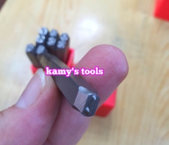 Bộ Đóng Số Xuôi Top YC-602 2mm 3mm 4mm 5mm 6mm