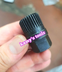 Khẩu tháo puly máy phát 33 răng