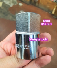 Đầu chuyển đầu biến Kingtony trắng 1/4"-3/8"-1/2"-3/4"-1" model 2813, 3812, 3814, 4813, 4816, 6814, 6818, 8816