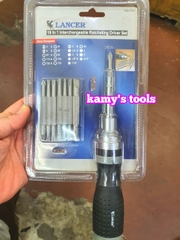 Bộ Tua Vít Tự Động Đa Năng Đảo Chiều Lancer 19 Chức Năng H6019-E, Tu Vít, Tô Vít