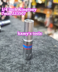 Đầu tuýp đầu khẩu dài 1/4 inch Kingtony 4mm 4.5mm 5mm 5.5mm 6mm 7mm 8mm 9mm 10mm 11mm 12mm 13mm 14mm model 2235