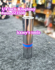 Đầu tuýp đầu khẩu dài 1/4 inch Kingtony 4mm 4.5mm 5mm 5.5mm 6mm 7mm 8mm 9mm 10mm 11mm 12mm 13mm 14mm model 2235