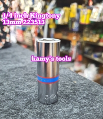 Đầu tuýp đầu khẩu dài 1/4 inch Kingtony 4mm 4.5mm 5mm 5.5mm 6mm 7mm 8mm 9mm 10mm 11mm 12mm 13mm 14mm model 2235