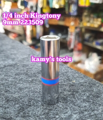 Đầu tuýp đầu khẩu dài 1/4 inch Kingtony 4mm 4.5mm 5mm 5.5mm 6mm 7mm 8mm 9mm 10mm 11mm 12mm 13mm 14mm model 2235