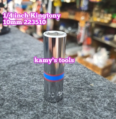 Đầu tuýp đầu khẩu dài 1/4 inch Kingtony 4mm 4.5mm 5mm 5.5mm 6mm 7mm 8mm 9mm 10mm 11mm 12mm 13mm 14mm model 2235