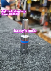 Đầu tuýp đầu khẩu dài 1/4 inch Kingtony 4mm 4.5mm 5mm 5.5mm 6mm 7mm 8mm 9mm 10mm 11mm 12mm 13mm 14mm model 2235