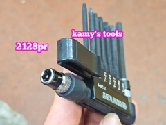 Bộ vít lục giác sao có lỗ 7 cái Kingtony model 2128PR