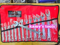 Bộ Cờ Lê Vòng Miệng Yeti 14 Cái 8-24mm Nặng Khoảng 1792g, Bộ Chìa Khóa Vòng Miệng Yeti