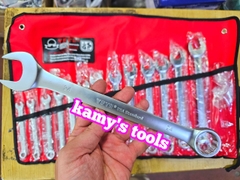 Bộ Cờ Lê Vòng Miệng Yeti 14 Cái 8-24mm Nặng Khoảng 1792g, Bộ Chìa Khóa Vòng Miệng Yeti