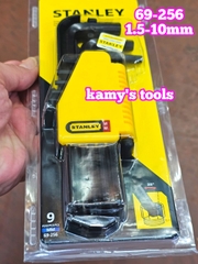 Bộ Lục Giác Stanley 9 Cây Đầu Bi 69-256 1.5-10mm