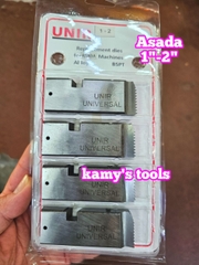 1-2 inch Dao tiện ren ống Asada Ksu Piset hiệu Unir BSPT