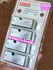1-2 inch Dao tiện ren ống Asada Ksu Piset hiệu Unir BSPT