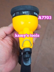 SÚNG XỊT NƯỚC RỬA XE TĂNG ÁP LỰC 6 CHẾ ĐỘ, SÚNG XỊT NƯỚC TƯỚI CÂY BARKER TAIWAN A7703