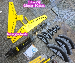 Máy uốn ống thủy lực 20 tấn HHW-3J uốn từ 21mm-90mm