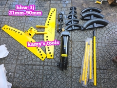 Máy uốn ống thủy lực 20 tấn HHW-3J uốn từ 21mm-90mm